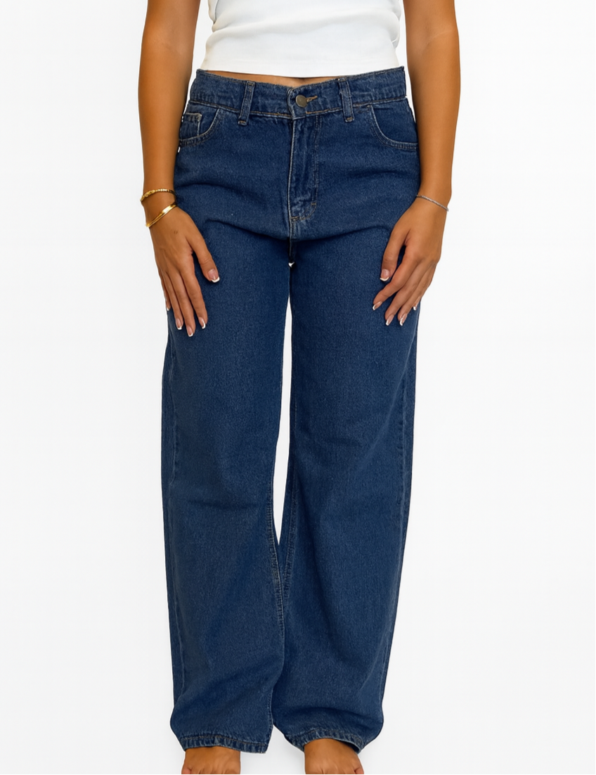 WIDE - LEG JEANS
