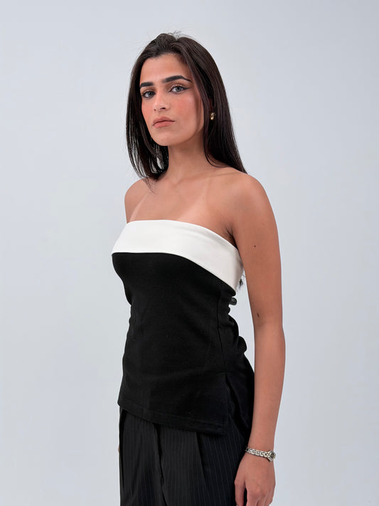 THE FOLD TOP - BLACK