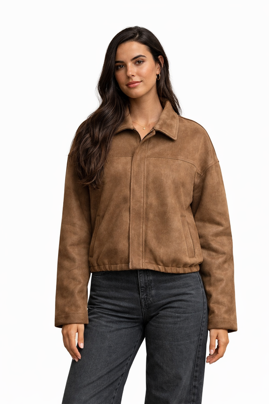 Brown Suede Jacket
