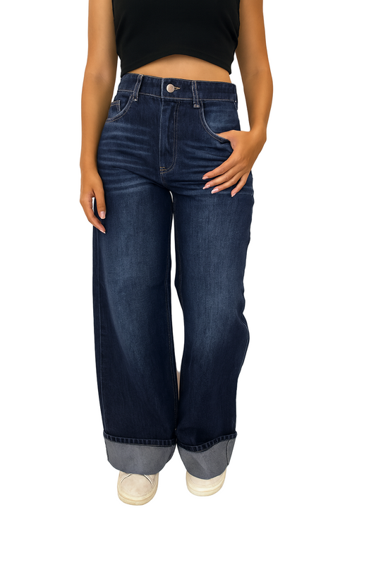INDIGO FLIPPED DENIM