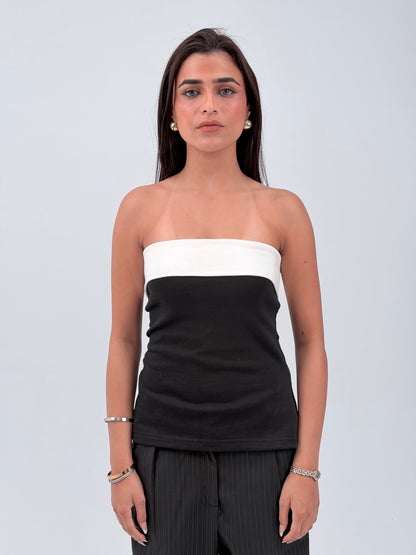 THE FOLD TOP - BLACK