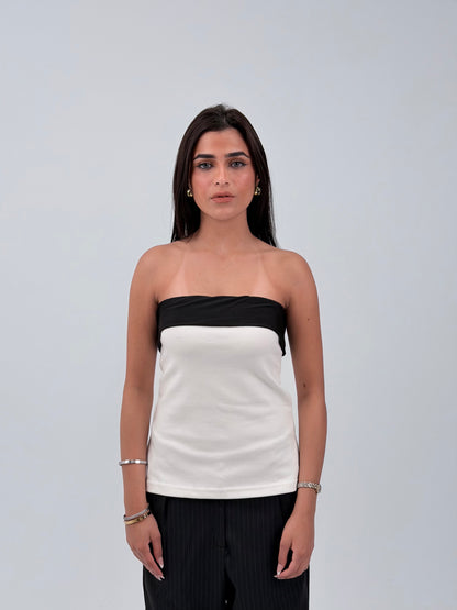 THE FOLD TOP - WHITE